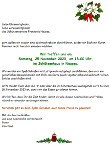 Weihnachtsfeier 2023